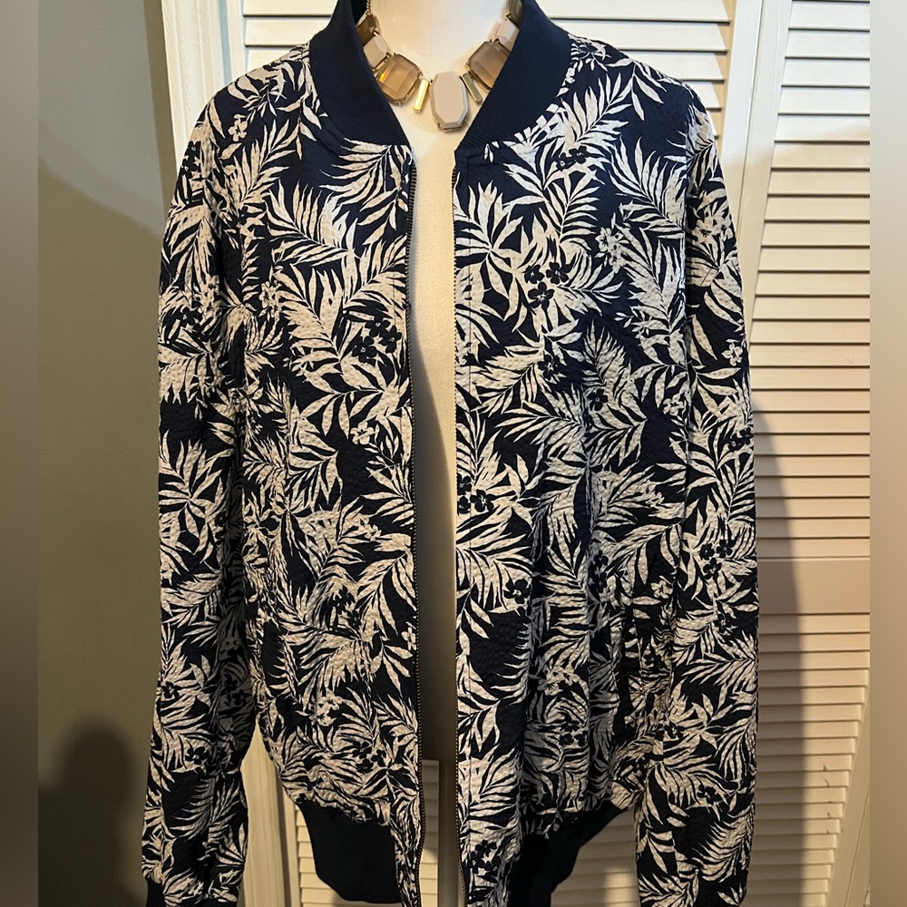 Bullock & Jones Vintage floral bomber jacket xl